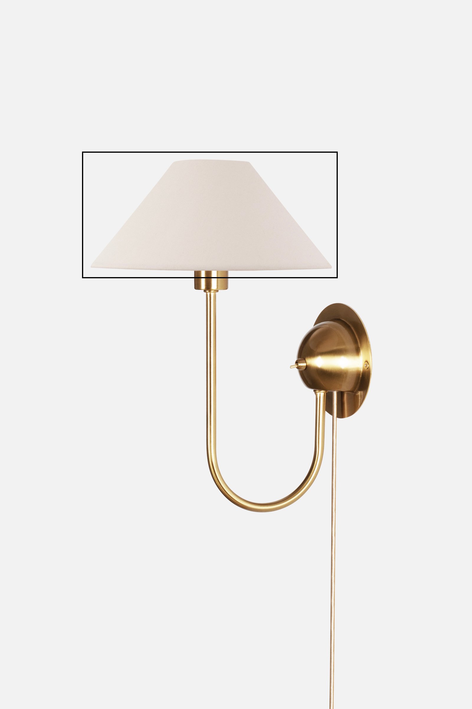 Shade for Iris Wall lamp  Cream