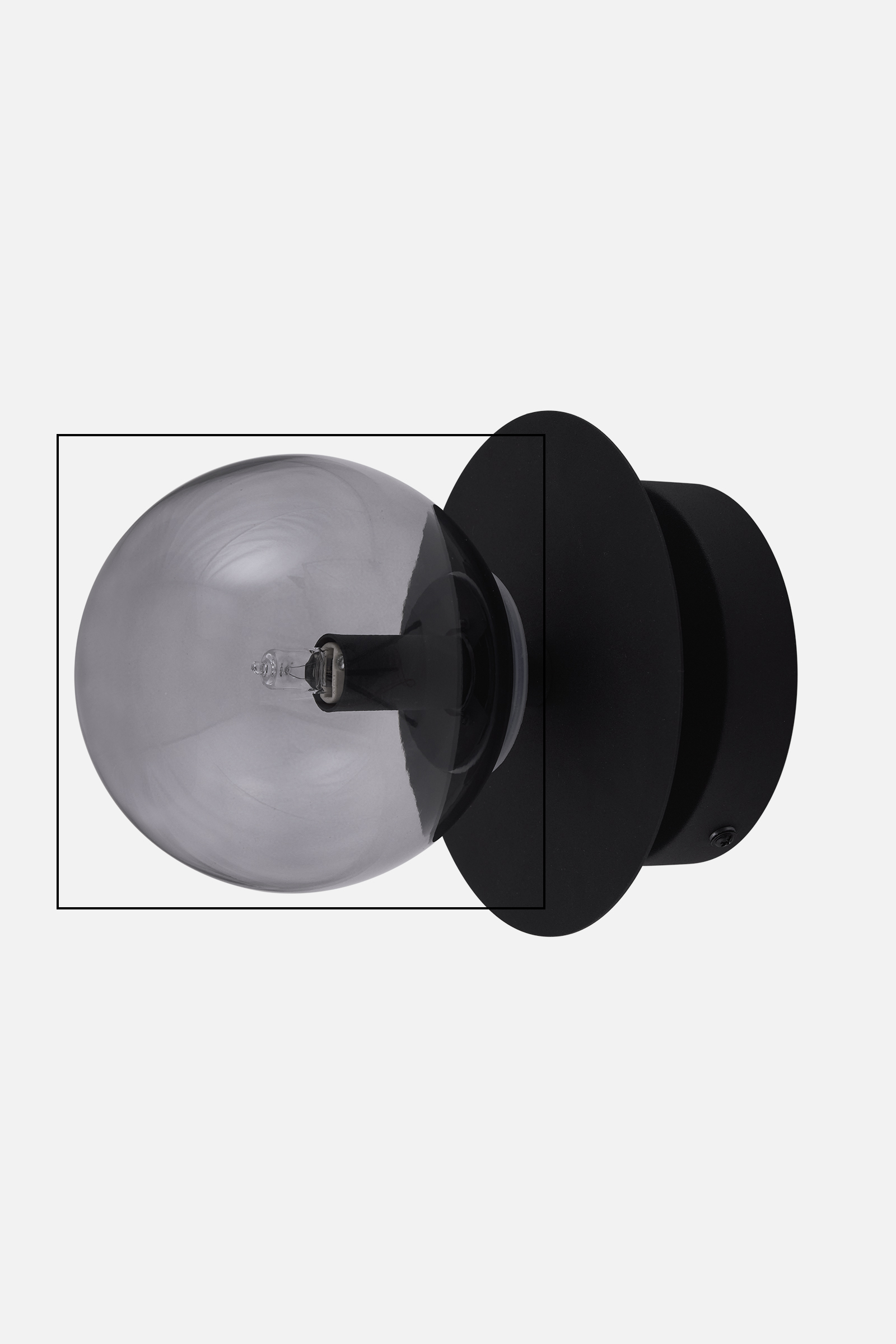 Spareglass 694111 Art Deco D13 Black/Smoke White