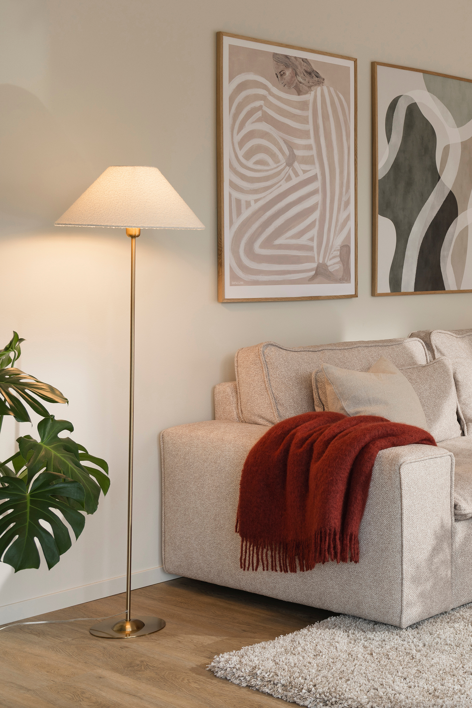 Floor lamp base Iris