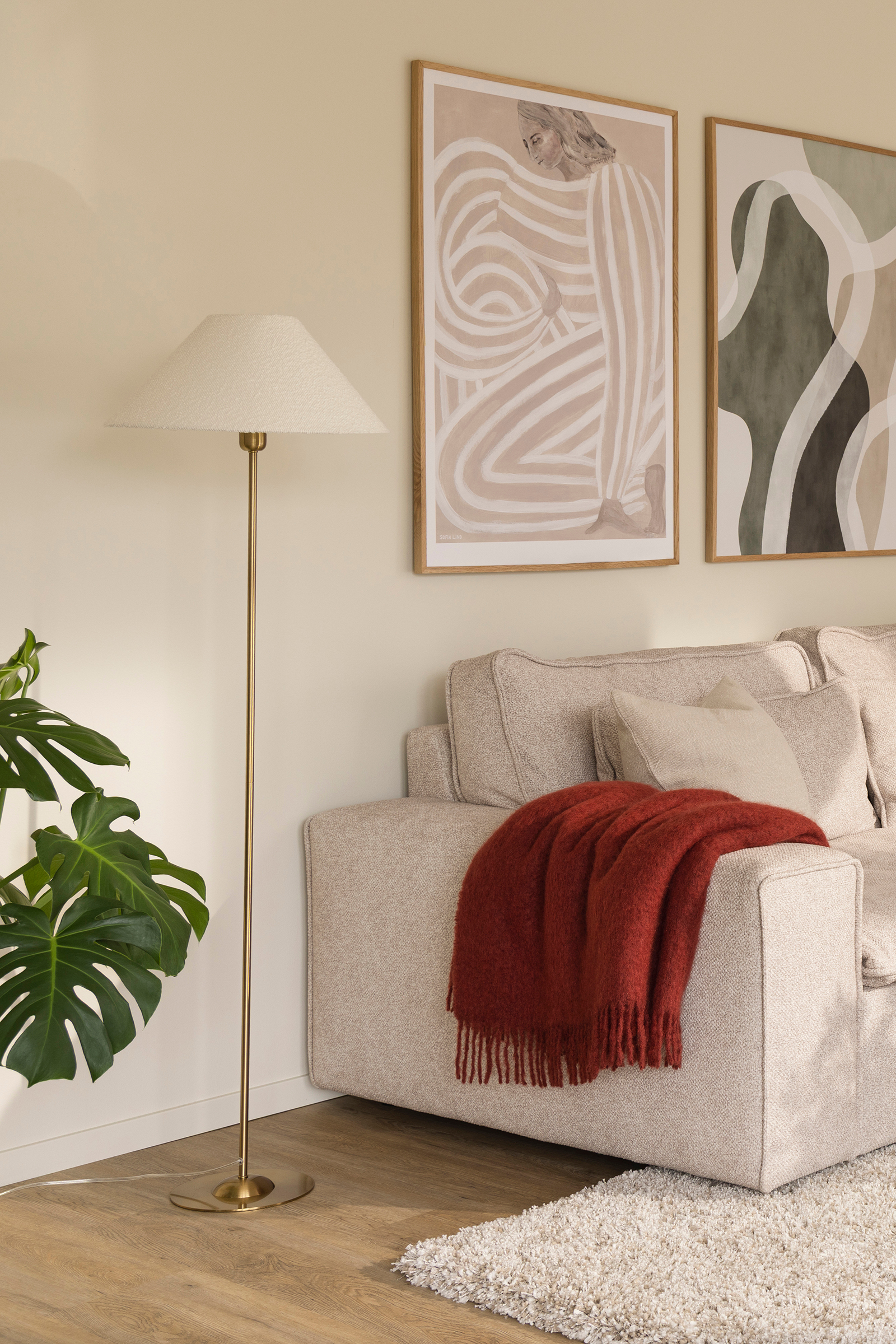 Floor lamp base Iris